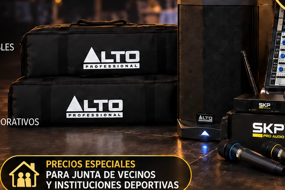 Imagen ilustrativa de equipamiento de amplificación